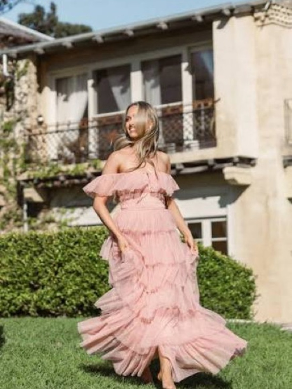 Petal & Pup Belle Blush Maxi Dress